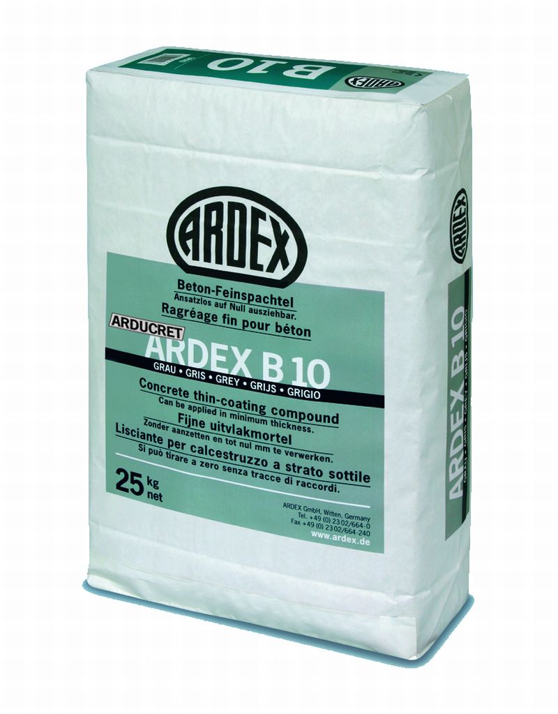 Шпатлевка по бетону ARDEX B 10