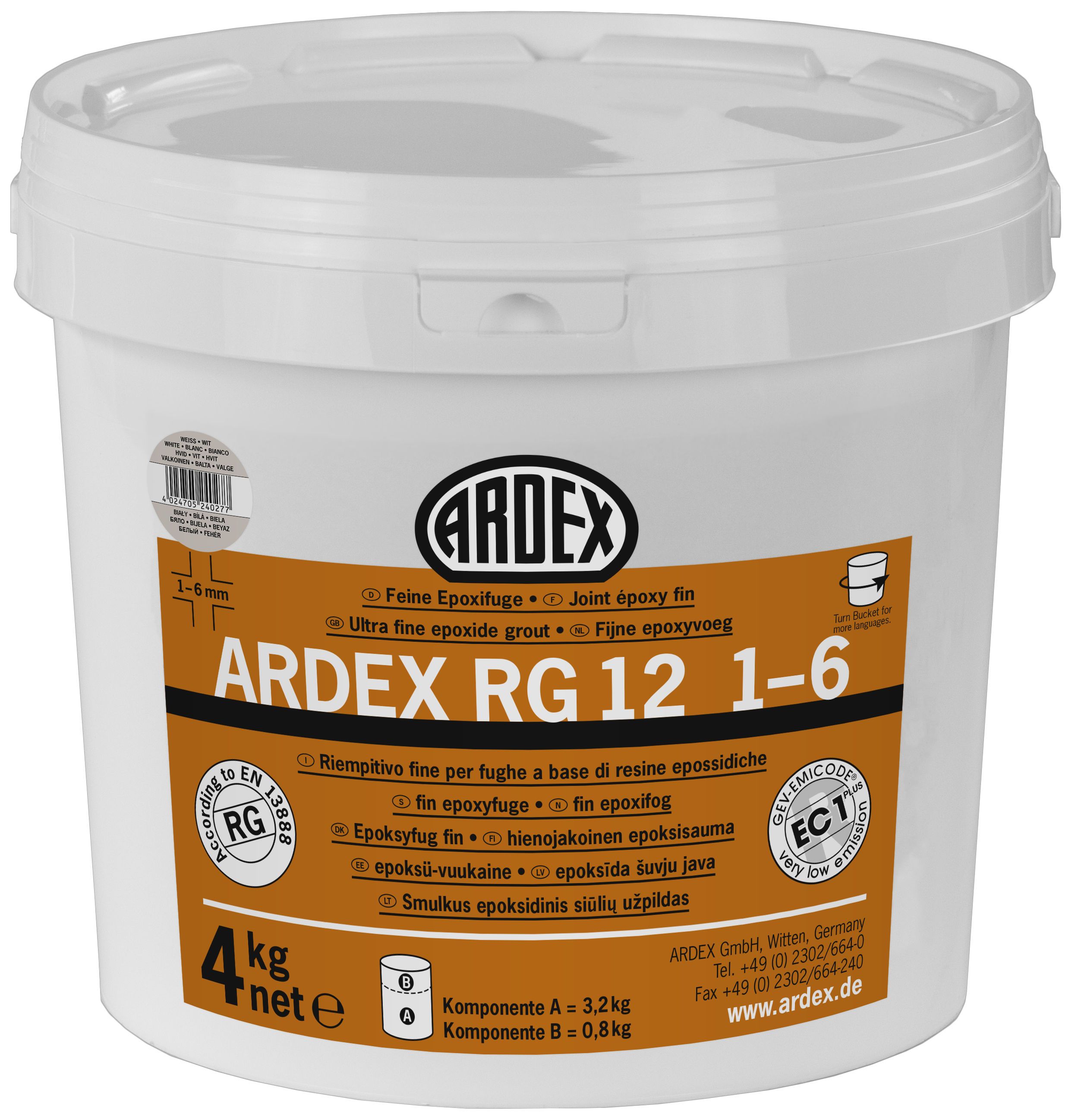 Эпоксидный заполнитель для тонких швов ARDEX RG 12 1-6