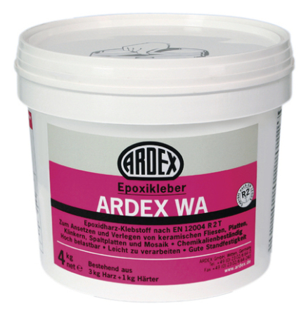 Двухкомпонентный эпоксидный клей для плитки ARDEX  WA (Германия)